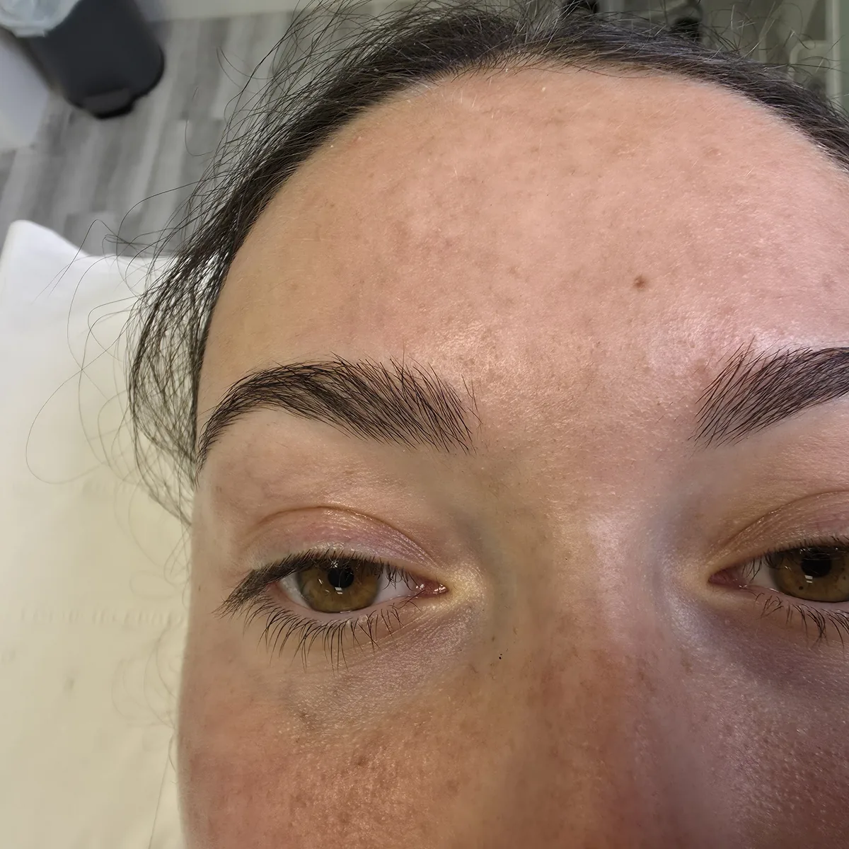 Before: Korean lash lift