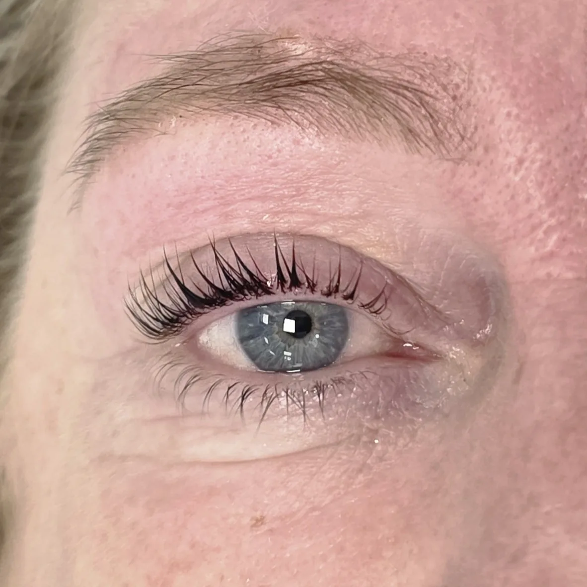 After: Korean lash lift
