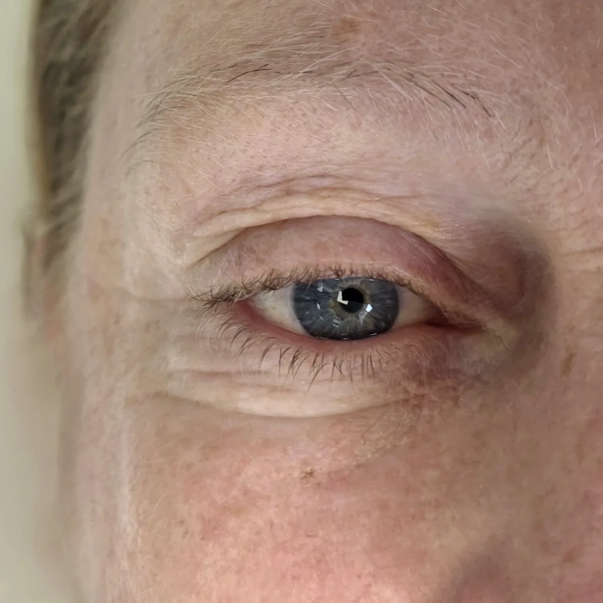 Before: Korean lash lift