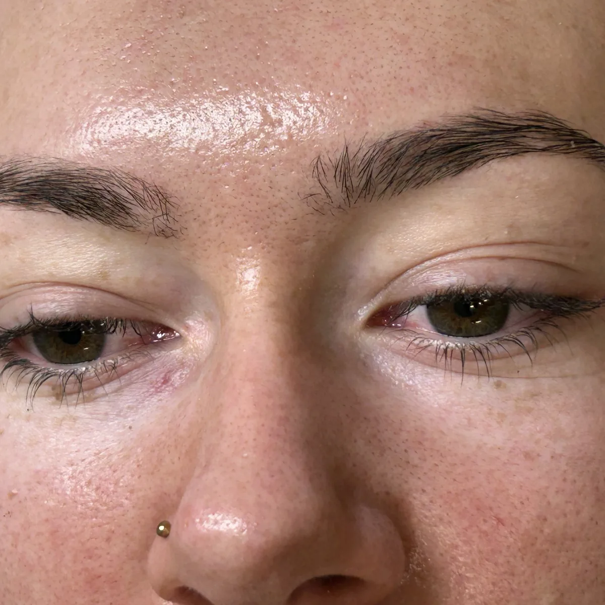 Before: Korean lash lift