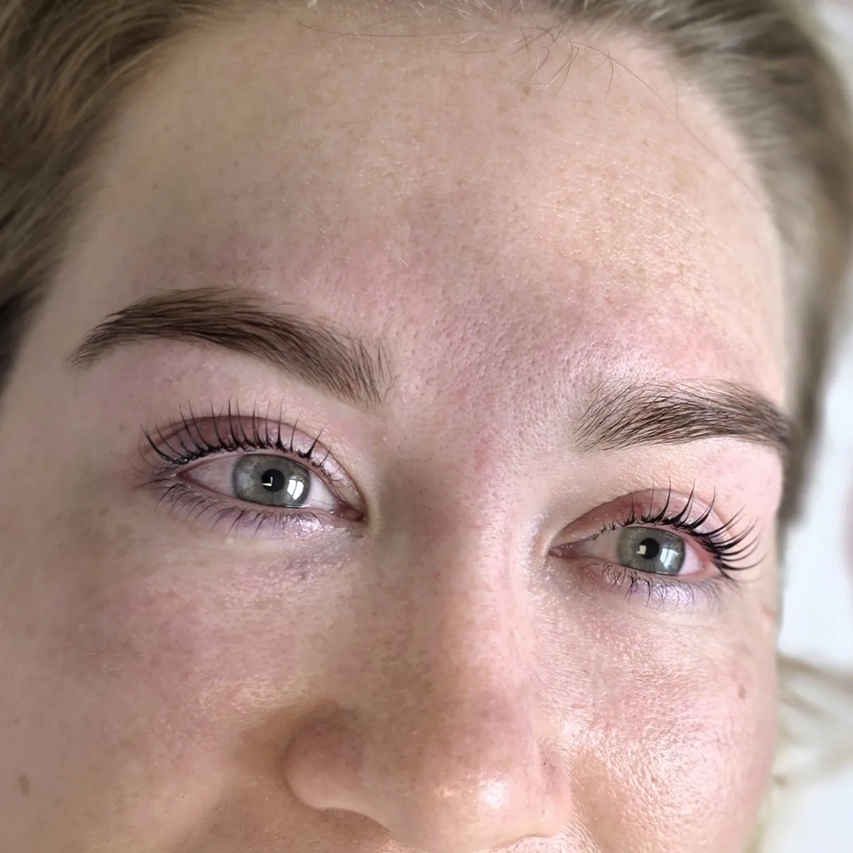 After: Lash lift & tint