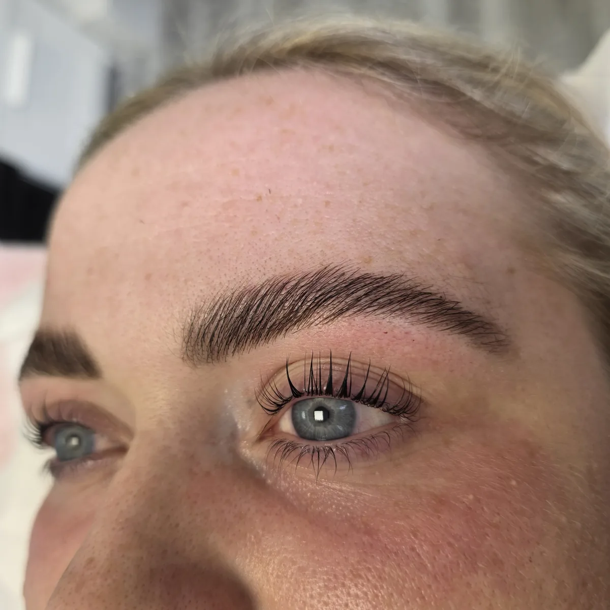 After: Korean lash lift