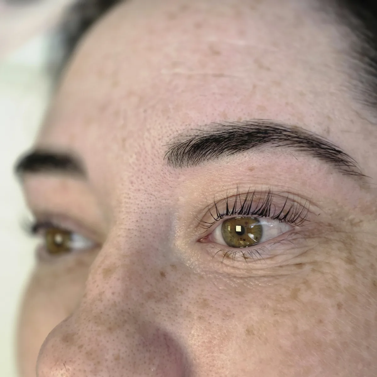 After: Korean lash lift