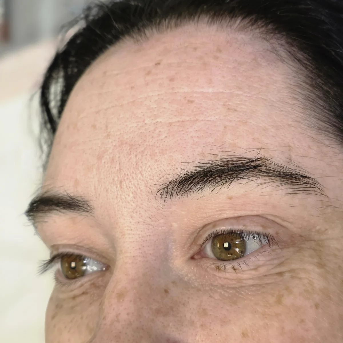 Before: Korean lash lift