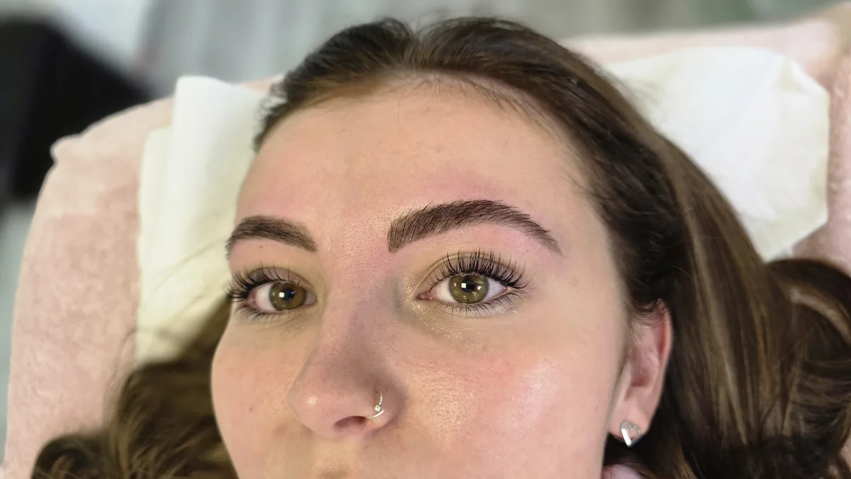 After: Lash lift & brow lamination