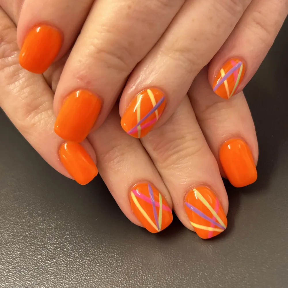 Gel and BIAB nail design by Déise Beauty