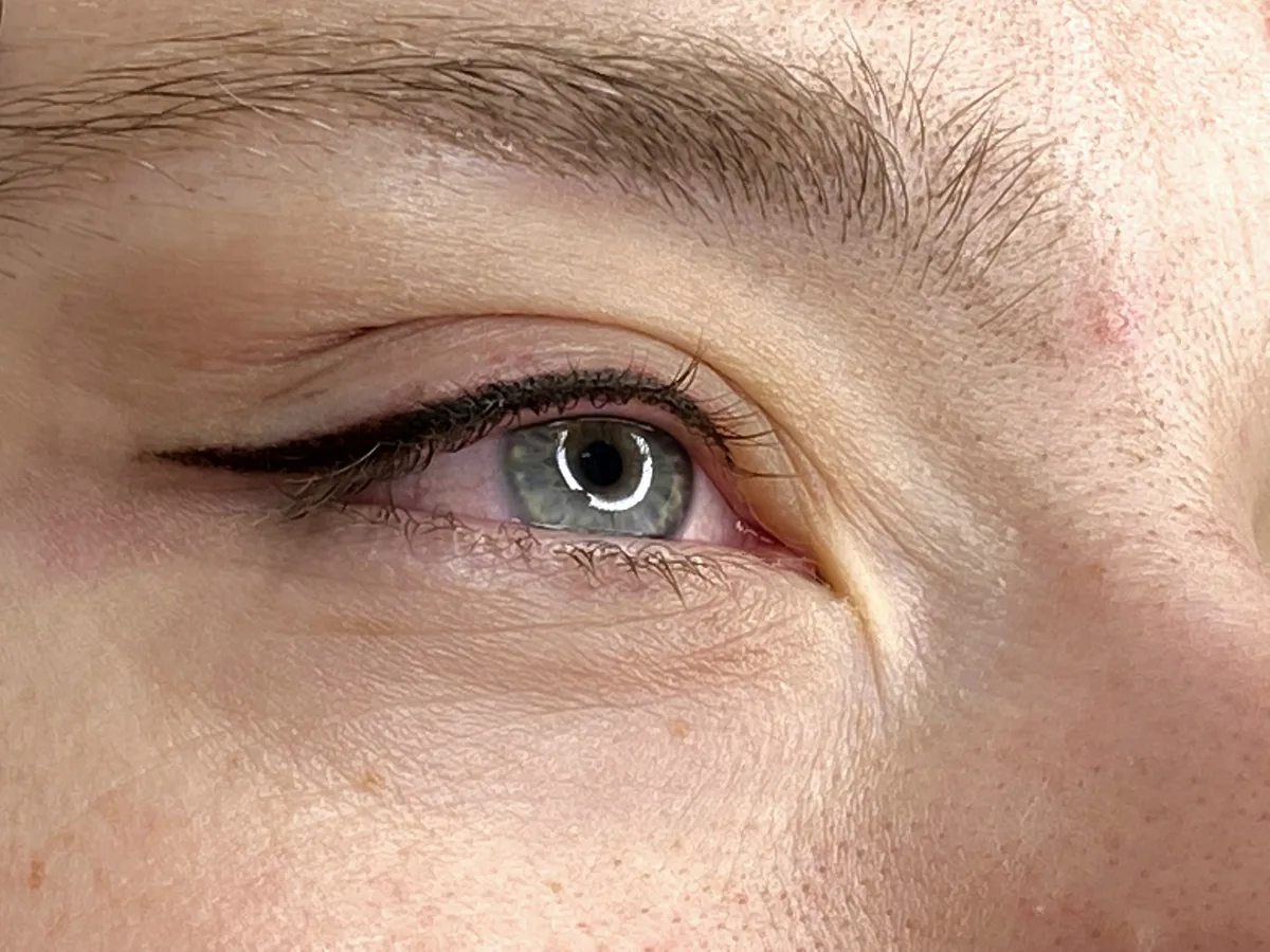 After: Eyeliner